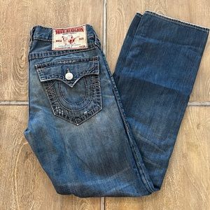 True religion- excellent condition -size 32 - grey stitching